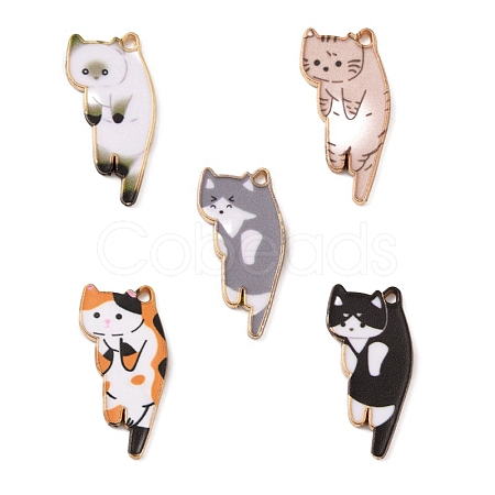 Alloy Enamel Pendants ENAM-WH0054-58-1