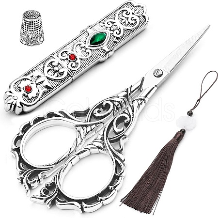 Stainless Steel Scissors Needle Sewing Tool Set PW-WG68066-05-1