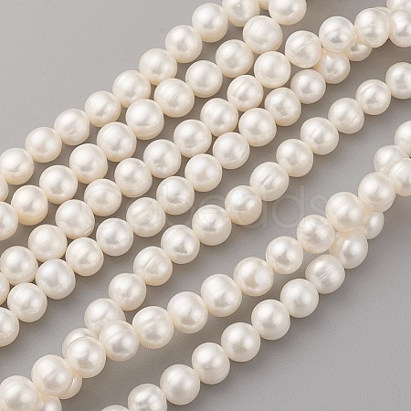 Natural Cultured Freshwater Pearl Beads Strands PEAR-G007-27-01-1