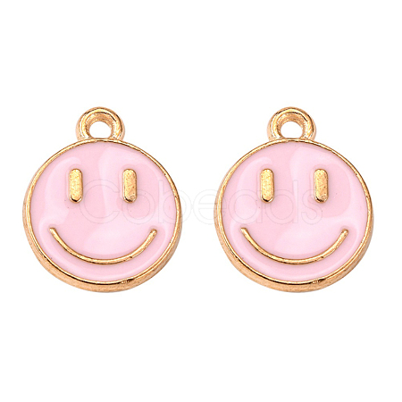 Alloy Enamel Charms ENAM-S121-165F-RS-1