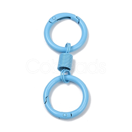 Alloy Spring Gate Clasps PALLOY-Q009-01H-1
