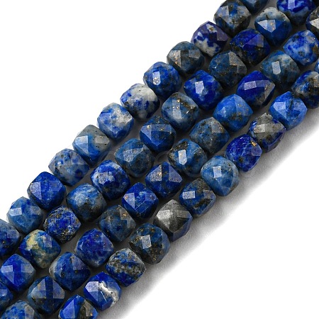 Natural Lapis Lazuli Beads Strands G-C052-05B-1