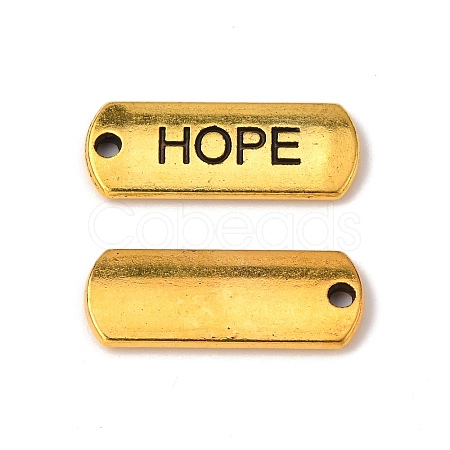 Tibetan Style Alloy Rectangle Pendants LS-TIBEP-Q043-054AG-RS-1