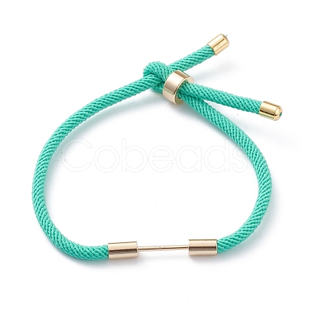 Braided Nylon Cord Bracelet Making MAK-A017-D01-09G-1