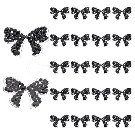 Glitter Resin Hotfix Rhinestone AJEW-WH0270-699B-1