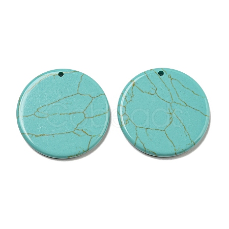 Synthetic Turquoise Pendants G-B071-01E-1