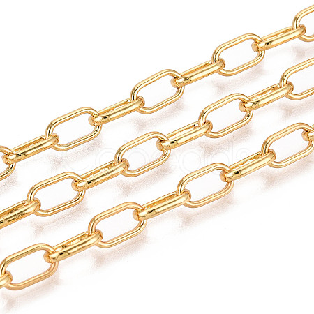 Brass Cable Chains CHC-T018-26G-1
