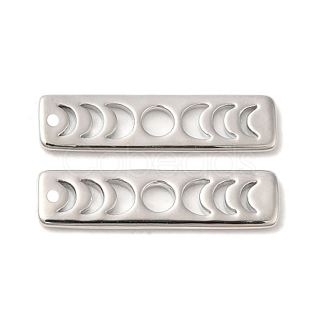 Rack Plating Brass Moon Phase Bar Pendants LS-KK-H756-01P-A-1