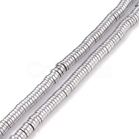 Electroplated Non-magnetic Synthetic Hematite Beads Strands X-G-G826-09P-4mm-A-1