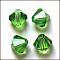 Imitation Austrian Crystal Beads, Grade AAA, K9 Glass, Faceted, Bicone, Lime Green, 8x8mm, Hole: 0.9~1mm