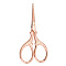 201 Stainless Steel Scissors, Craft Scissor, for Needlework, Rose Gold, 9x4.5cm