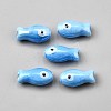 Handmade Porcelain Beads PORC-WH0023-003M-1