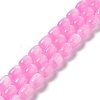 Natural Selenite Beads Strands G-F750-2