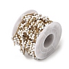 304 Stainless Steel Flower Link Chains CHS-H113-01G-08-2
