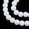 Electroplate Imitation Jade Glass Beads Strands GLAA-T032-J4mm-AB01-2