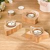 Natural Wood Candle Holder WOOD-PH0001-07-6