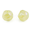 Electroplate Rainbow Iridescent Plating Acrylic Beads TACR-T025-002C-3