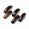 Natural Mixed Gemstone Connector Charms G-C015-01-2