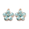 Zinc Alloy Enamel Pendants PALLOY-I124-10G-E-1