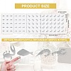 40 Sheets 4 Patterns PVC Waterproof Self-Adhesive Sticker Sets STIC-OC0001-11C-2