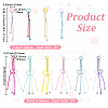 2Bags 2 Styles Korean Waxed Polyester Cord Pendant Decorations HJEW-SC0003-03-2