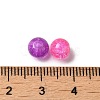Transparent Crackle Glass Beads CCG-MSMC0002-03-M-3