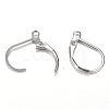 Tarnish Resistant 304 Stainless Steel Leverback Earring Findings X-STAS-M217-03-3