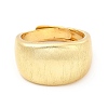 Rack Plating Brass Plain Band Adjustable Ring for Women RJEW-E064-18G-2