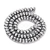 Electroplate Non-magnetic Synthetic Hematite Beads Strands G-J160-E-01-4