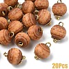 20Pcs Wood Pendants PALLOY-YW00200-02-1