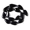 Natural Black Gemstone Beads Strands G-Q164-B01-03-3