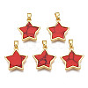 Real 18K Gold Plated Brass Pendants KK-N233-173A-01E-1