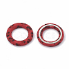 Cloth Fabric Covered Linking Rings X-WOVE-N009-06A-2