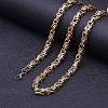 Stainless Steel Byzantine Chains Necklaces for Men FS-WG56795-152-1