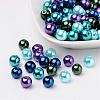 Ocean Mix Pearlized Glass Pearl Beads HY-X006-8mm-11-1