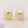 ABS Plastic Imitation Pearl Round Beads SACR-S074-10mm-A41-1