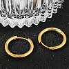 202 Stainless Steel Huggie Hoop Earrings EJEW-F111A-18mm-G-3