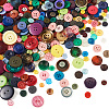 Flat Round Resin Buttons BUTT-TAC0017-01A-3
