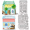 Beach House Theme Carbon Steel Cutting Dies Stencils DIY-WH0309-3818-1
