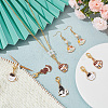 Cat & Coffee Cup Stitch Markers HJEW-AB00269-4
