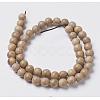 Natural Wood Beads Strands WOOD-J001-02-6mm-4