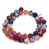 Natural Agate(Dyed & Heated) Beads Strands G-K425-B08-01-5