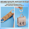 2Pcs 2 Colors Handmade Macrame Cotton Hanging Towel Holder HJEW-GO0001-14-3