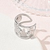 304 Stainless Steel Cuff Open Rings SA-CBAF5A1-05P-2