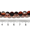 Crackle Glass Beads Strands X1-CCG-C002-8mm-02-4