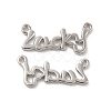 Non-Tarnish 304 Stainless Steel Pendants STAS-F284-11P-1