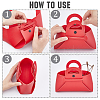 4Pcs 4 Colors Pouch Case Shape PVC Glasses Case AJEW-FH0003-57-3