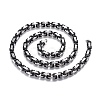 304 Stainless Steel Byzantine Chains CHS-K010-03A-BP-2