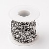 Tarnish Resistant 304 Stainless Steel Rope Chains CHS-L015-10-2