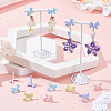 40Pcs Spray Painted Alloy Stud Earring Findings FIND-SP0005-51-4